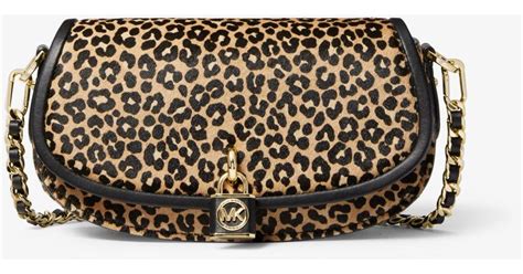 michael kors zebra leopard bag|Michael Kors calf hair crossbody.